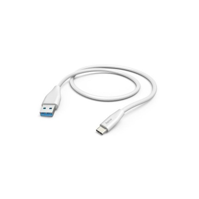 Hama USB-laadkabel USB 2.0 USB-A stekker, USB-C stekker 1.5 m Wit 00201596