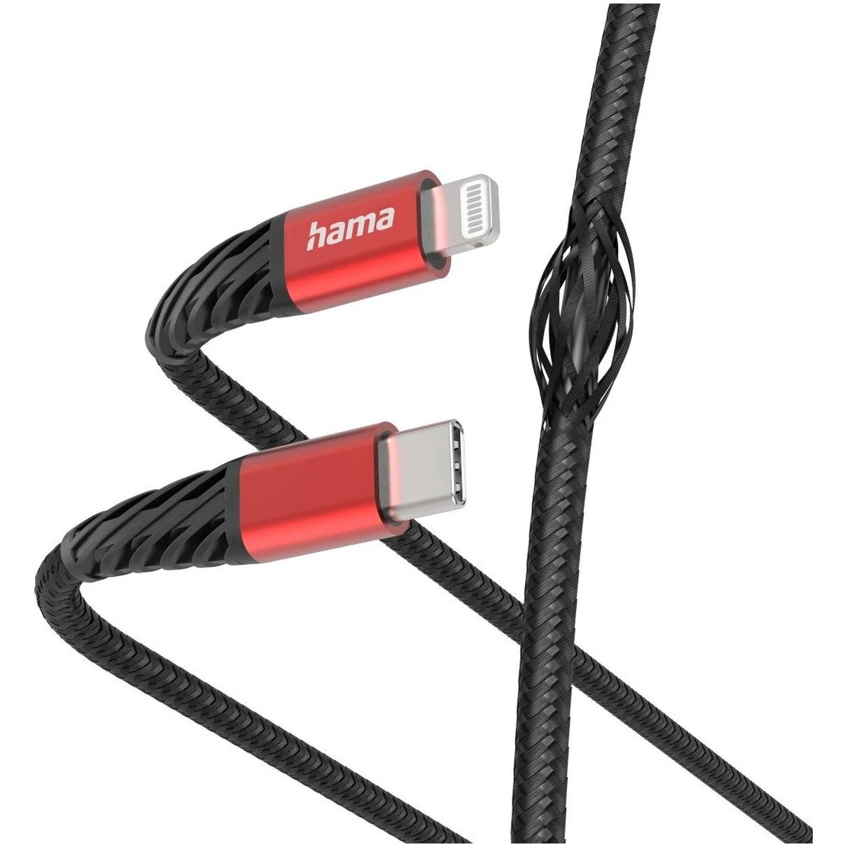 Hama Oplaad--gegevenskabel Extreme, USB-C Lightning, 1,5 m Oplader Zwart