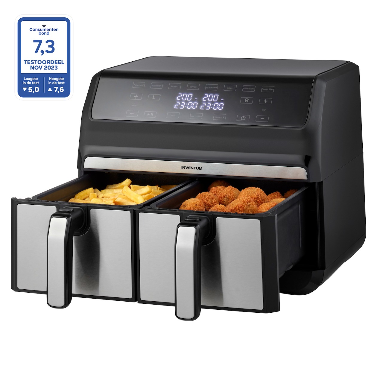 Inventum GF800HLD Airfryer Rvs