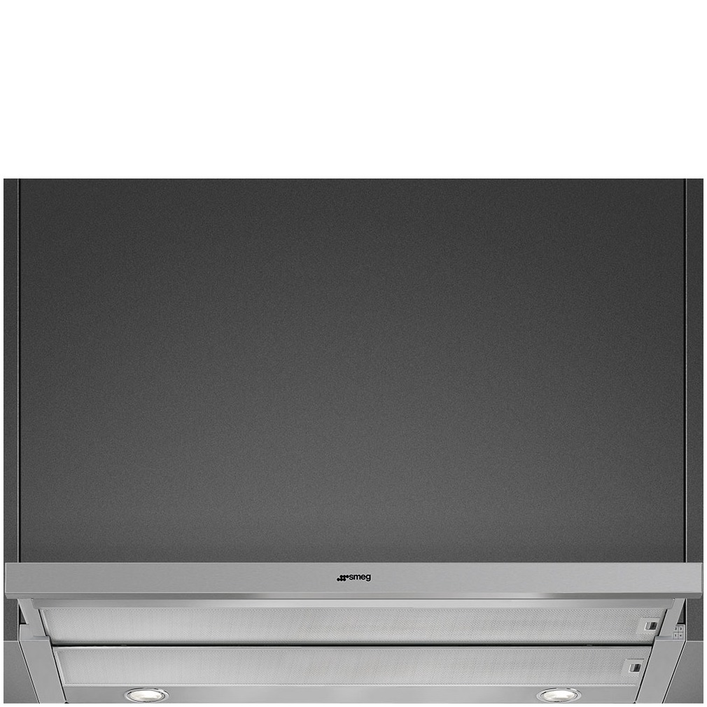 Smeg KSET900XE Afzuigkap vlakscherm Grijs