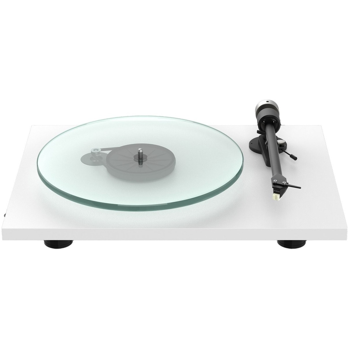 Pro-Ject T2W Rainier Streaming Platenspeler - Multiroom-technologie - WiFi streaming - Moderne Vinyl Speler - Wit
