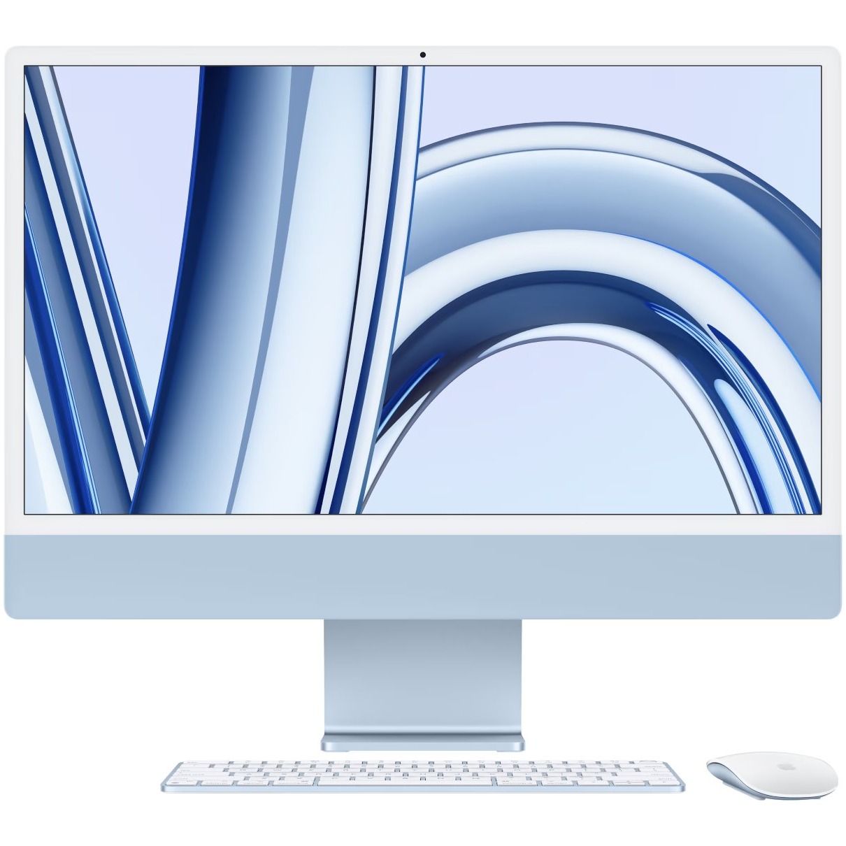 Apple iMac 24 (2023) M3 (8 core CPU/10 core GPU) 512GB All-in-one PC Blauw