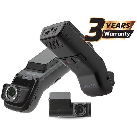 Mio MiVue J756DS Full HD Dual Cam - Wi-Fi - GPS - flitspalen Dashcam Zwart