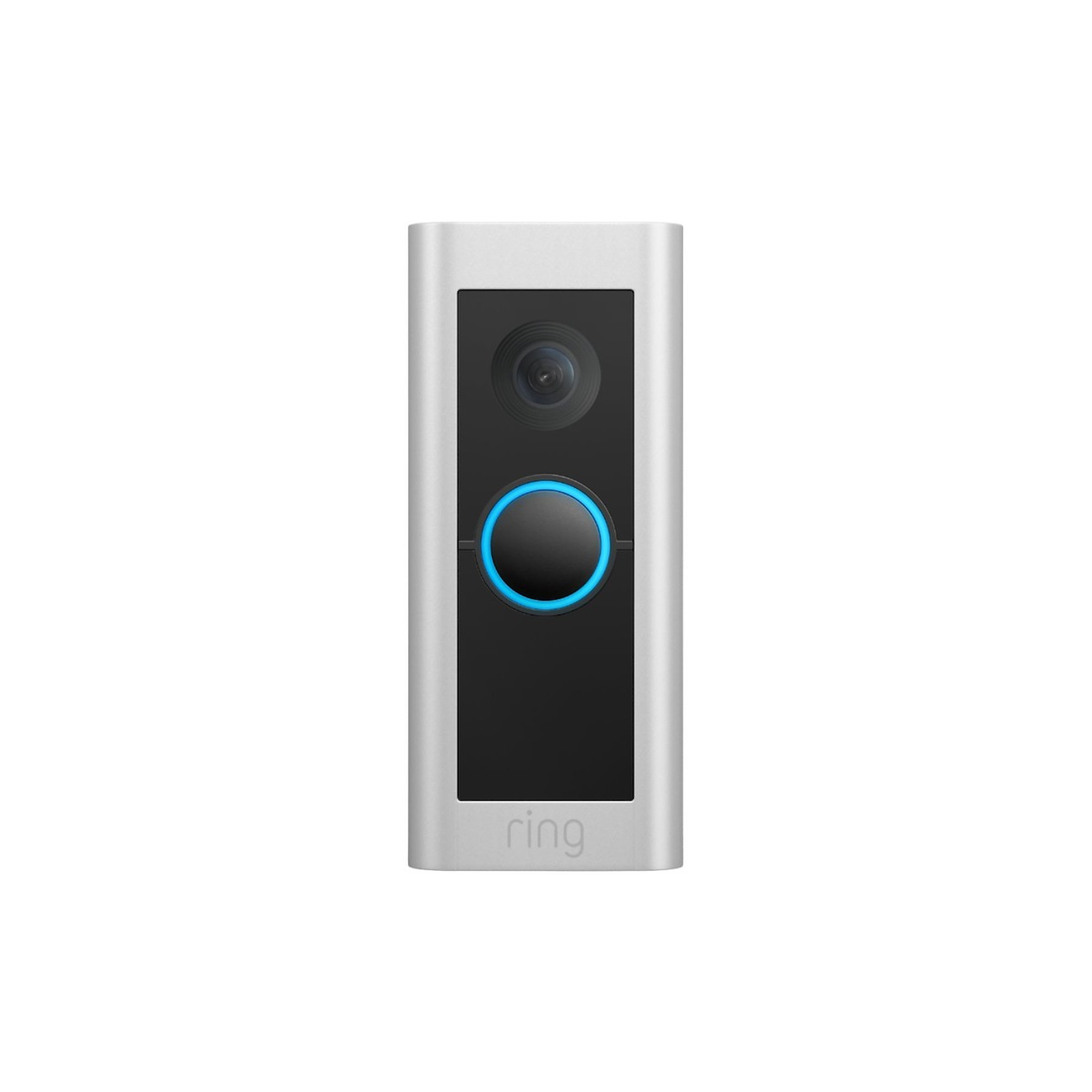 Ring Video Doorbell Pro 2 Hardwired Nikkel, Gesatineerd staal