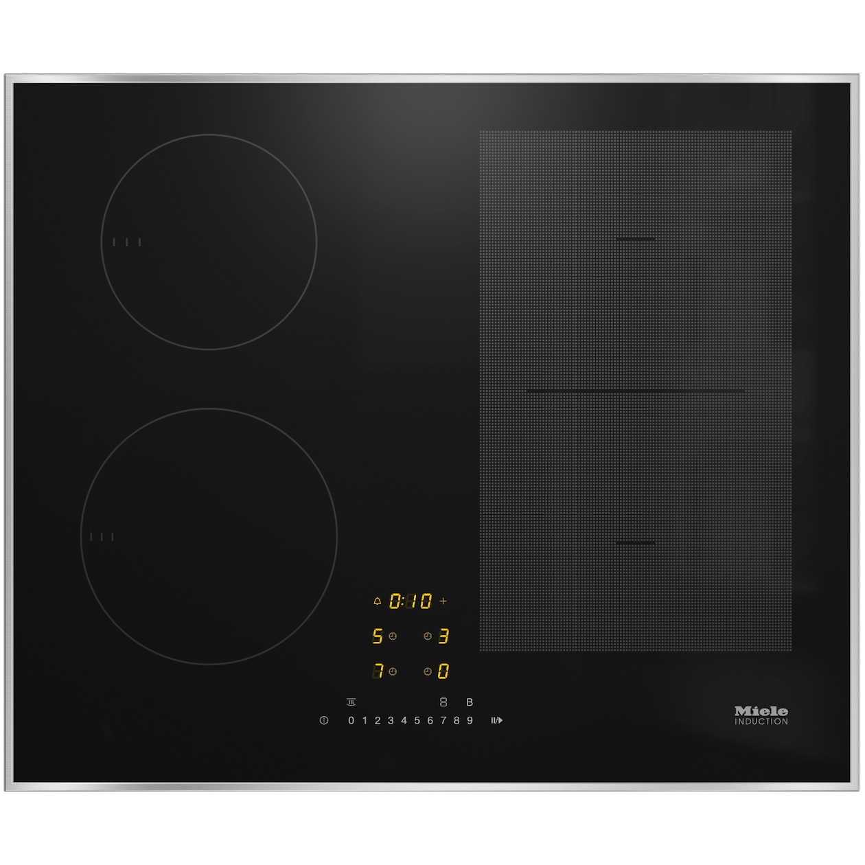 Miele KM 7466 FR Edition125 Inductie inbouwkookplaat met afzuiging Zwart