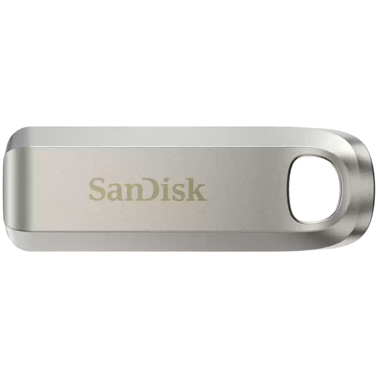 SanDisk ULTRA LUXE 128GB USB 3.2 Gen 1 400 MB/s USB-sticks Zilver