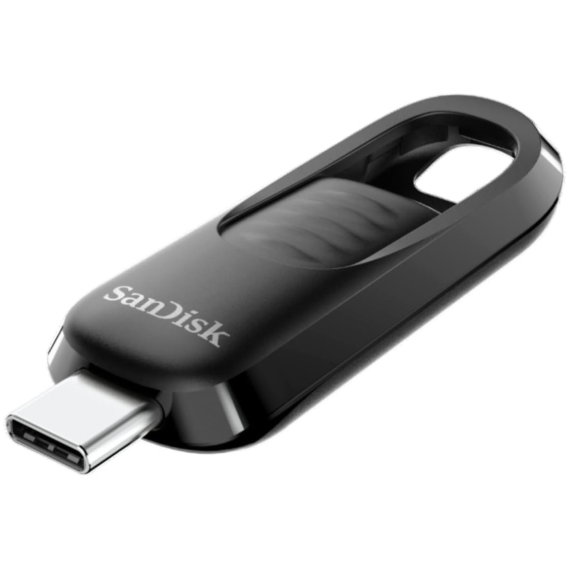SanDisk ULTRA SLIDER 256GB USB 3.2 Gen 1 400 MB/s USB-sticks Zwart
