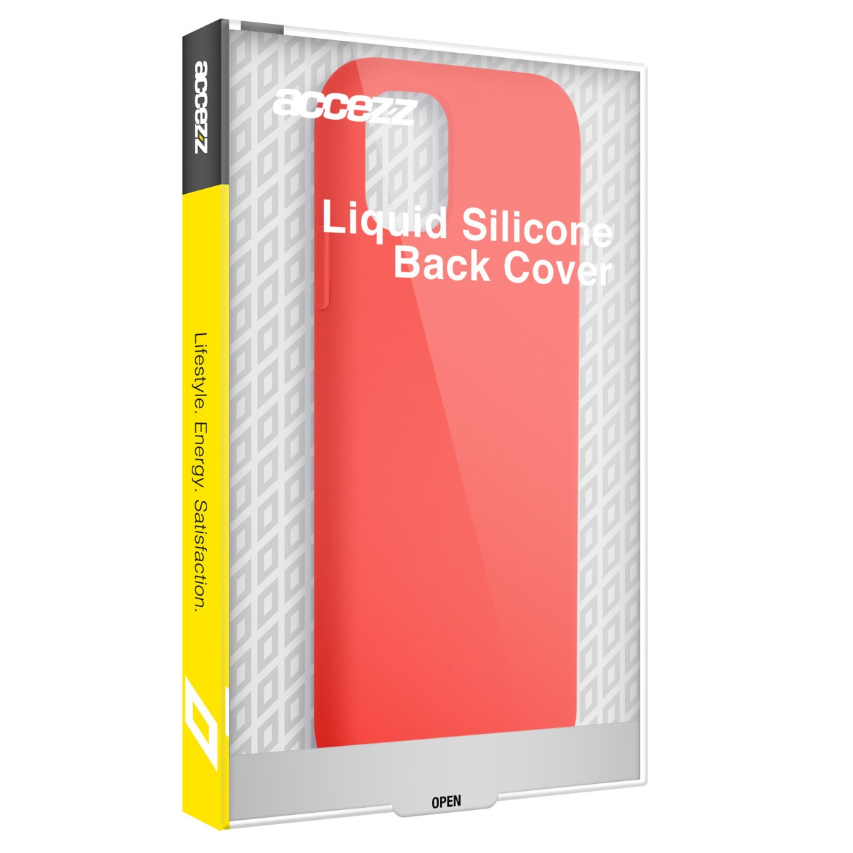 Accezz Hoesje Siliconen Geschikt voor Samsung Galaxy A25 - Accezz Liquid Silicone Backcover - Rood