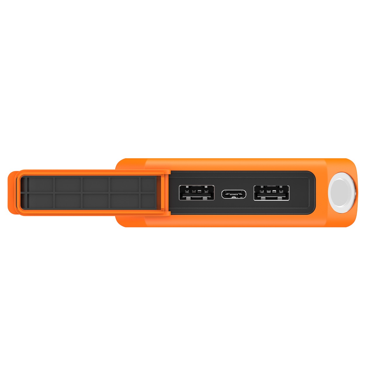 Xtorm Xtreme Powerbank Rugged 20W - 10.000mAh waterdicht met zaklamp Powerbank Oranje