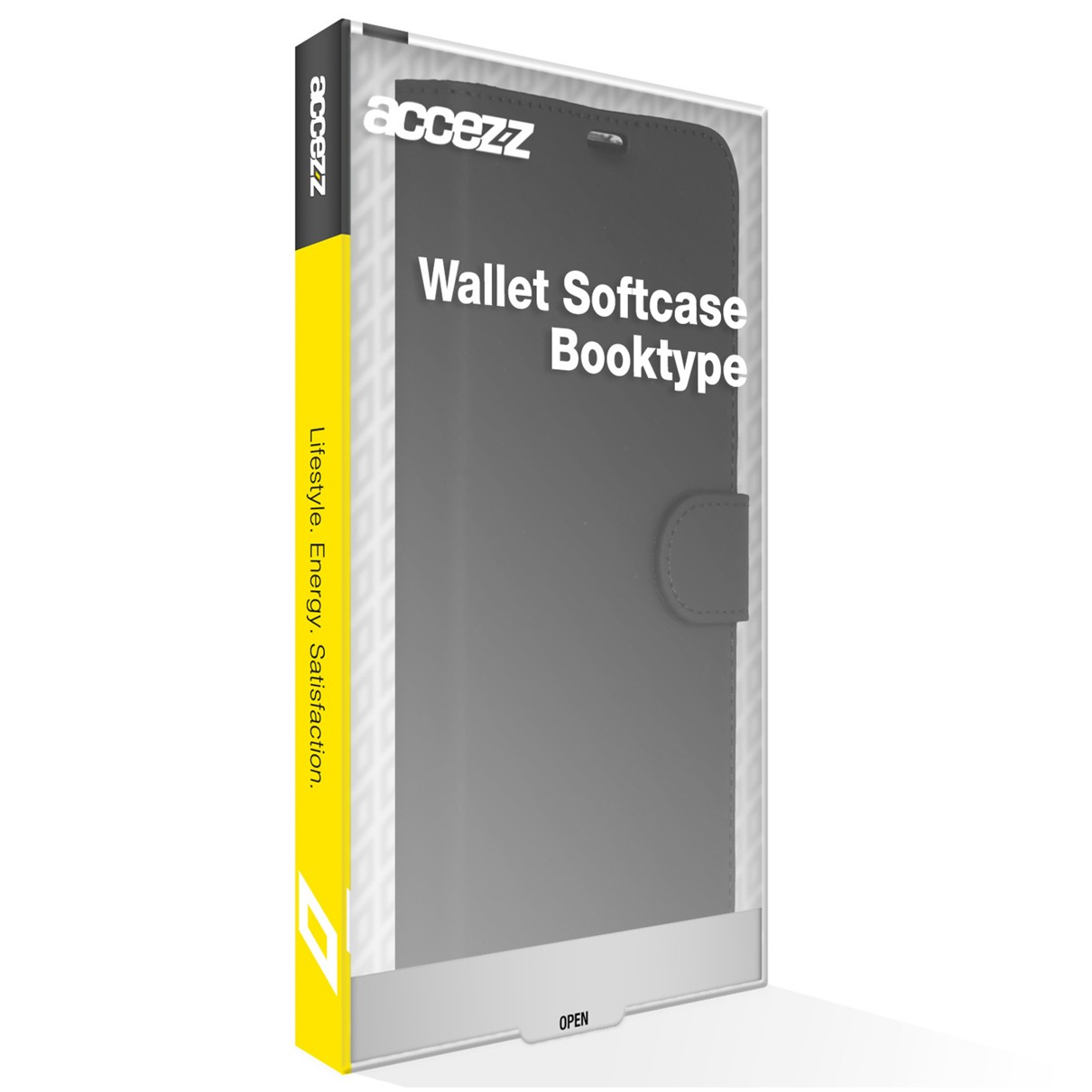 Accezz Hoesje Geschikt voor Samsung Galaxy A55 Hoesje Met Pasjeshouder - Accezz Wallet Softcase Bookcase - Zwart