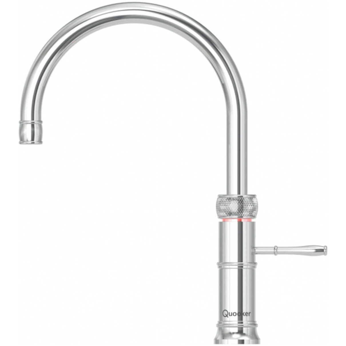 Quooker Classic Fusion Round Chroom Kraan Grijs