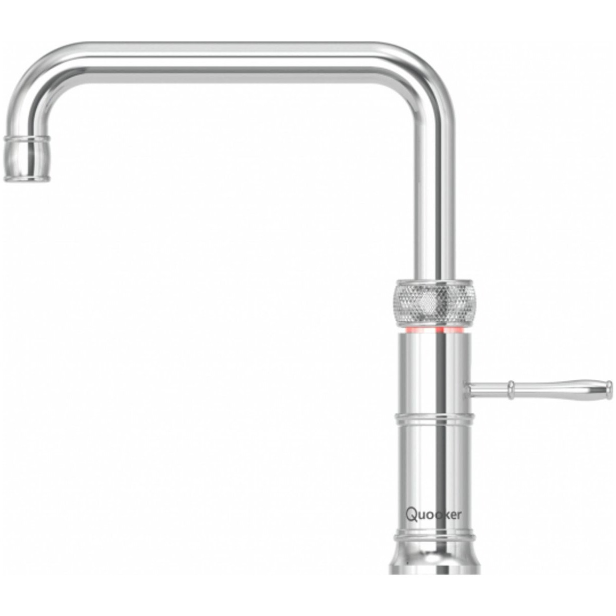 Quooker Classic Fusion Square Chroom Kraan Grijs