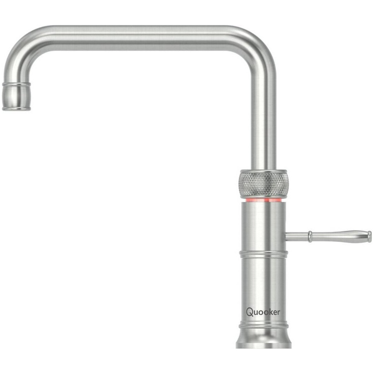 Quooker Classic Fusion Square RVS Kraan Grijs