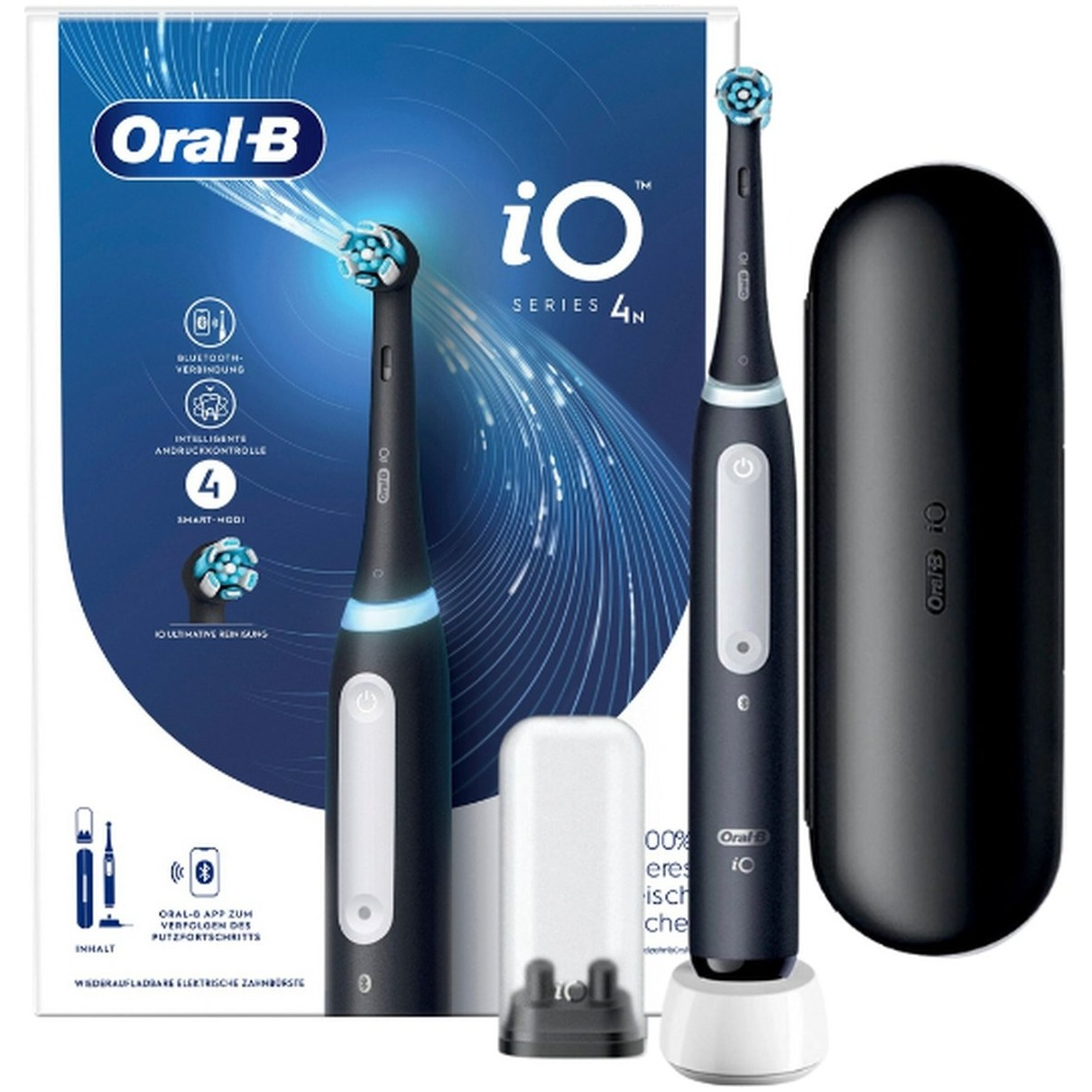 Oral B iO Series 4 met Reis etui Tandenborstel Zwart