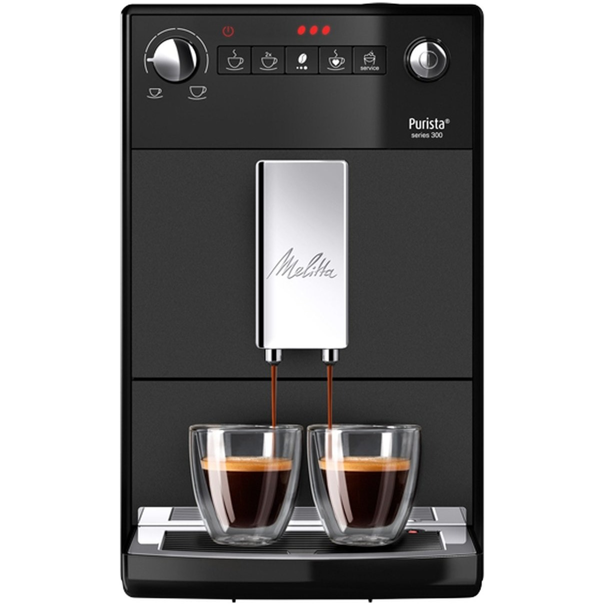 Melitta Purista Zwart/Matte F230-104