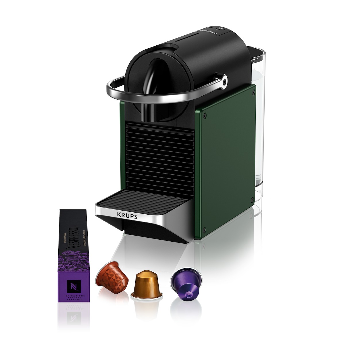 Nespresso Pixie XN3063 - Koffiecupmachine - Donkergroen