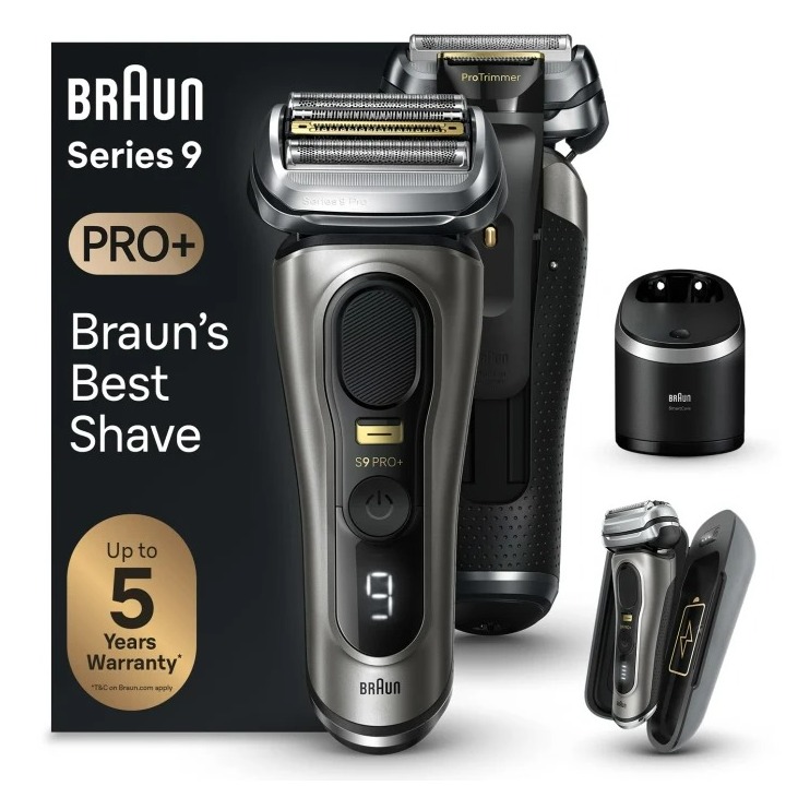 Braun Series 9 Pro+ 9575cc - Scheerapparaat - SmartCare Center - PowerCase - Wet & Dry - Grafiet