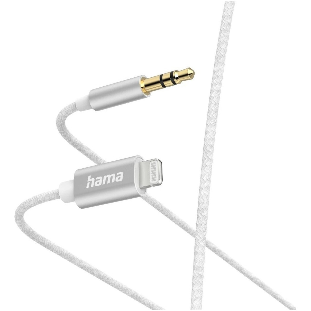 Hama Audiokabel Lightning 3,5mm jack 1m Mini jack kabel Wit
