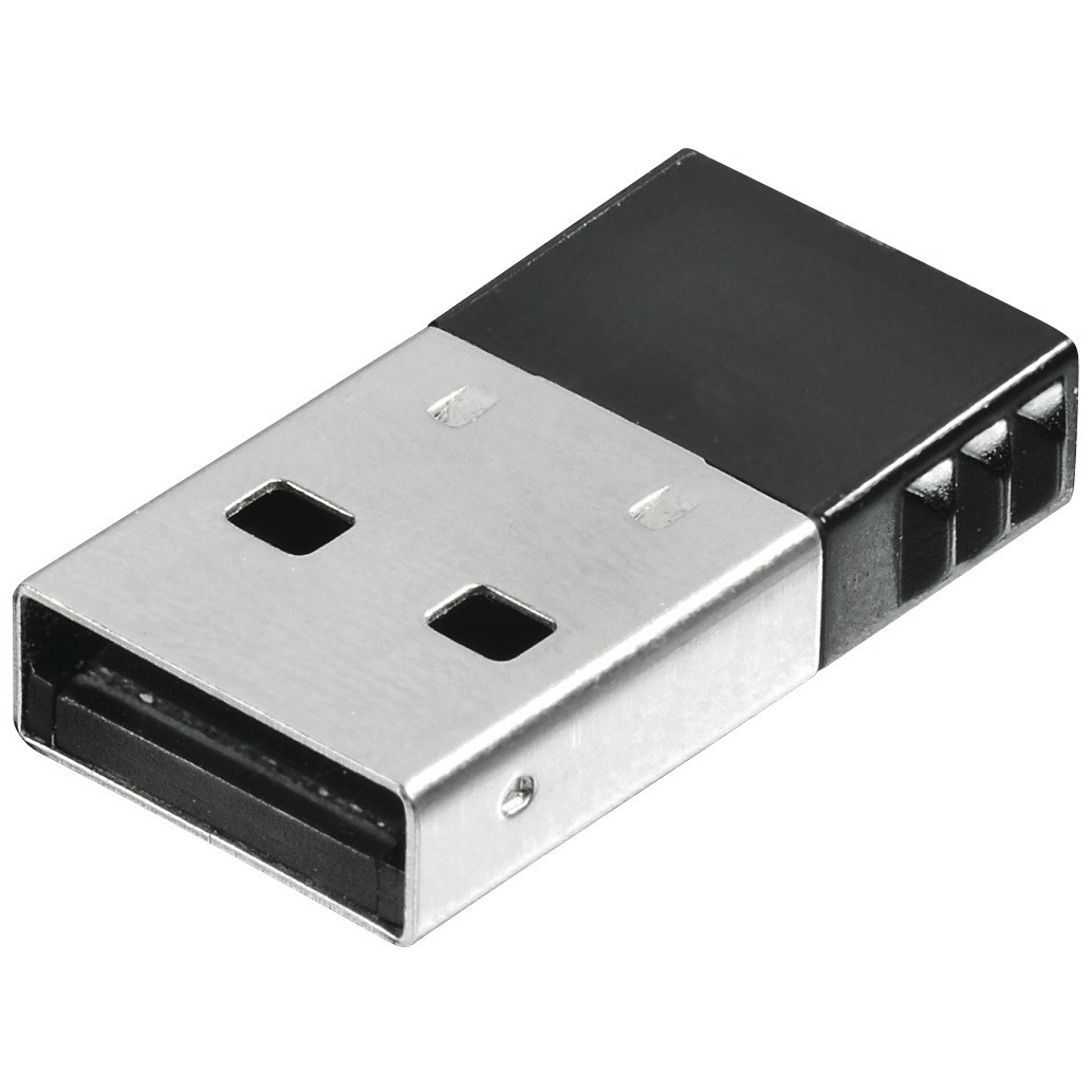 Hama Bluetoothยฎ-USB-adapter, versie 4.0 C1 + EDR Wifi adapter Zwart