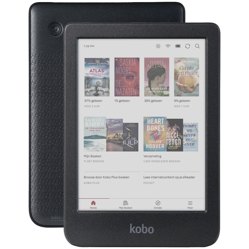 Kobo Clara Colour e-Reader zwart