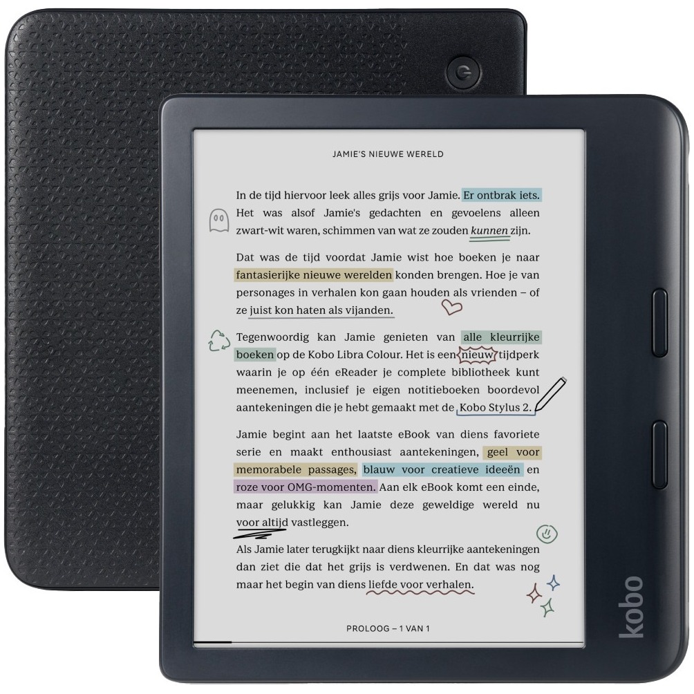 Kobo Libra 2 Colour e-Reader zwart