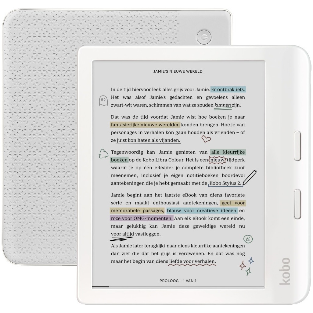 Kobo Libra 2 Colour e-Reader wit