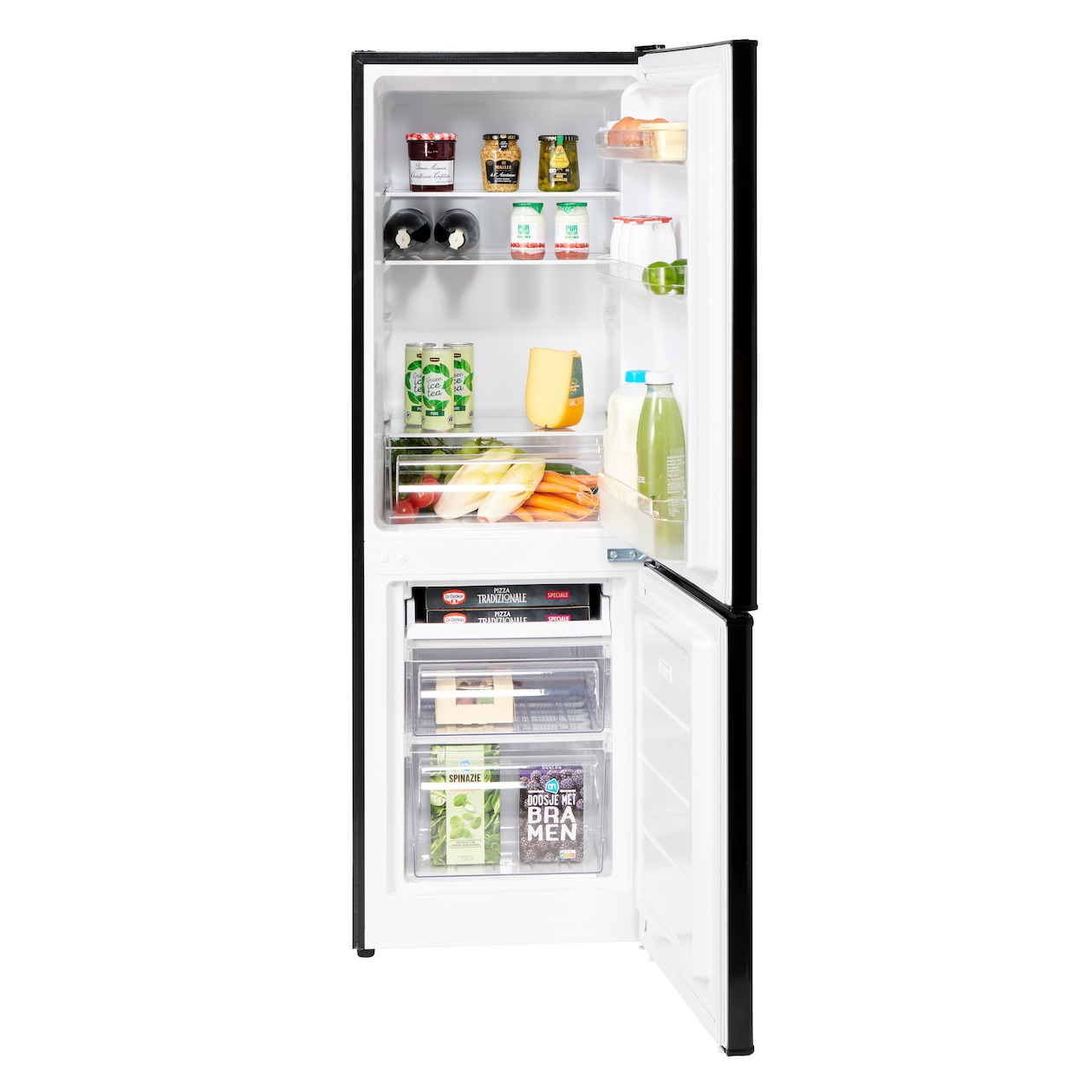 Salora CFC1730B Koel-vriescombinatie Zwart