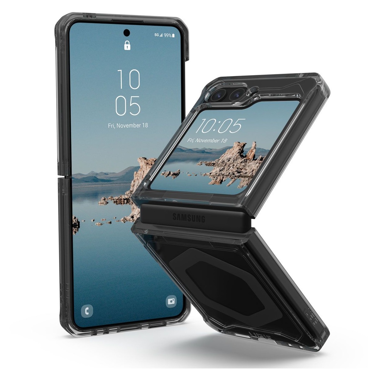 UAG Plyo Pro Backcover Samsung Galaxy Z Flip 5 Telefoonhoesje Grijs