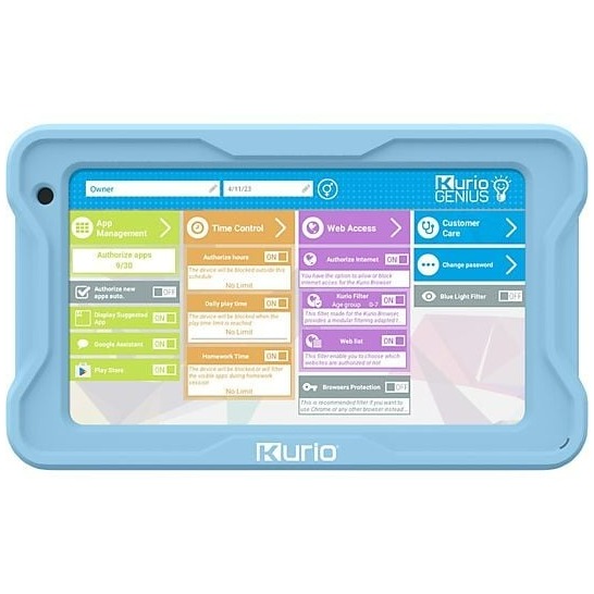 Kurio kindertablet - 7 inch tablet - Veilig online - Ouderlijk toezicht - YouTube kids - appbeheer - Android 13 GO-