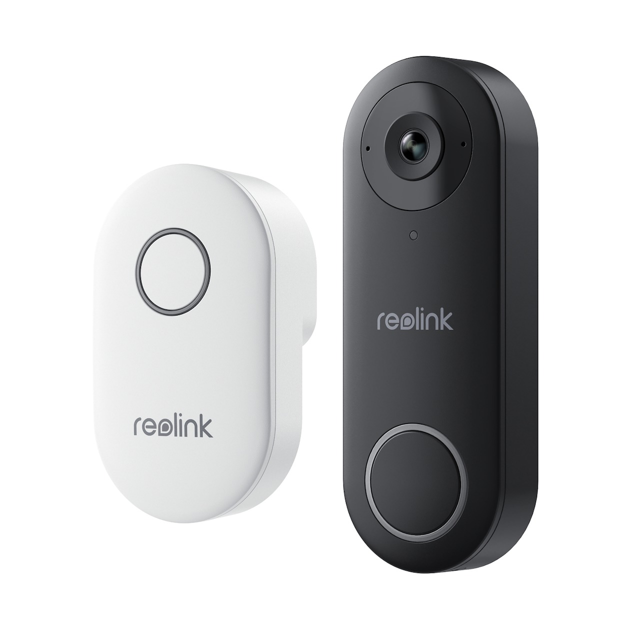 Reolink D340W 5MP videodeurbel met bel, 2,4-5 GHz wifi, persoonsdetectie, tweewegaudio IP-camera