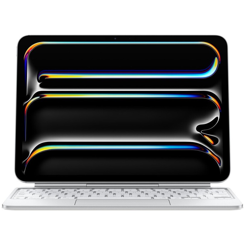 Apple Magic Keyboard voor iPad Pro 11-inch (2024) - Nederlands Tablethoesje Wit
