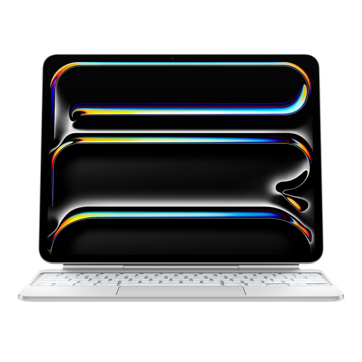 Apple Magic Keyboard voor iPad Pro 13-inch (2024) - Nederlands Tablethoesje Wit
