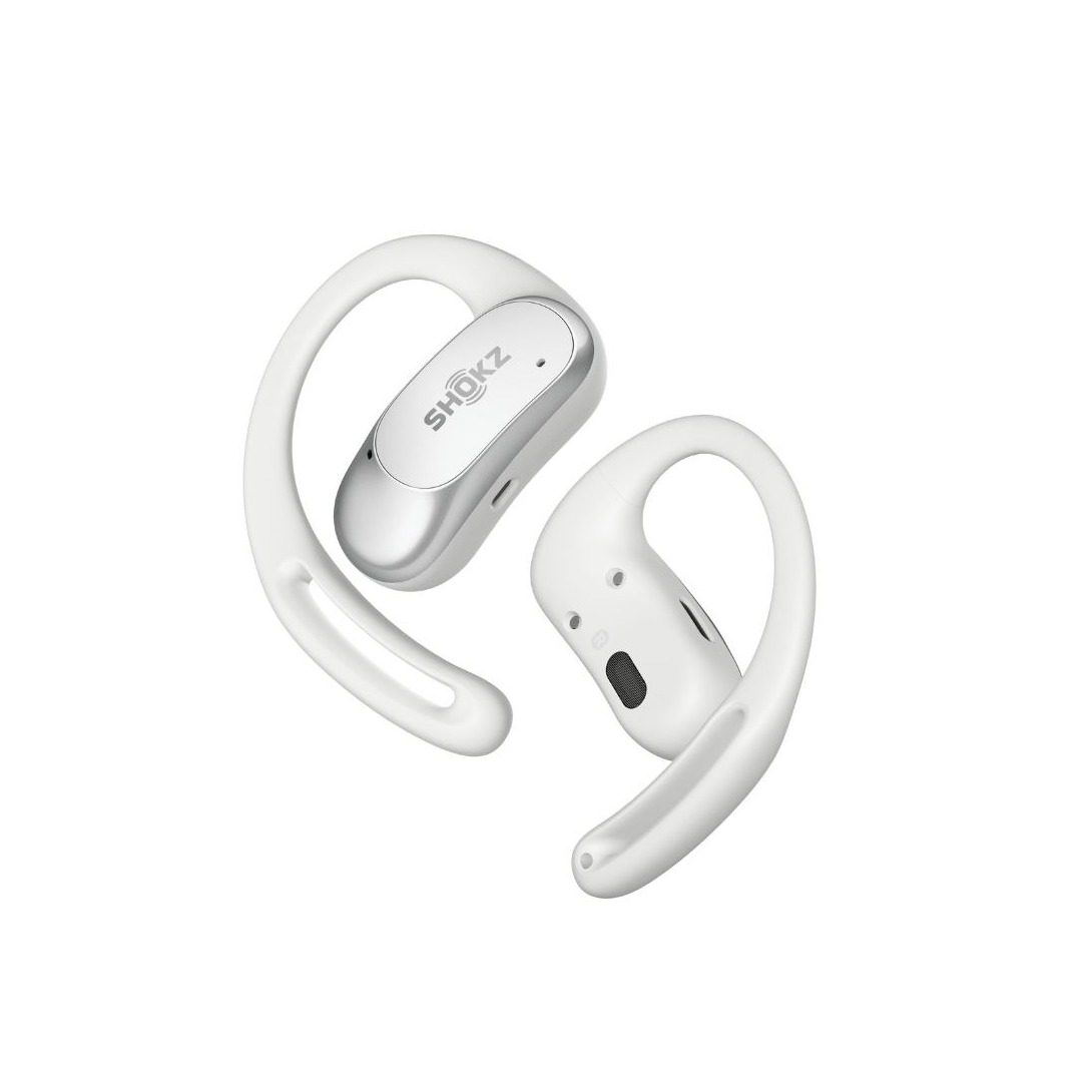 Shokz OpenFit Air - Open-ear - Sporthoofdtelefoon - Draadloze Oortjes - Wit