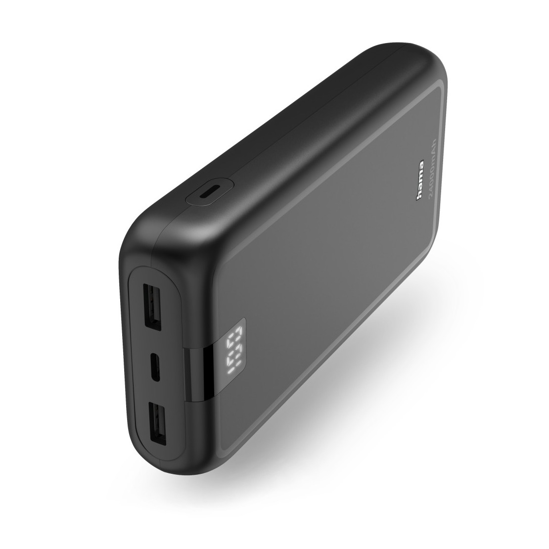 Hama Performance 24 Power Pack 24000 mAh 3 Outputs:USB-C 2x USB-A Powerbank Grijs