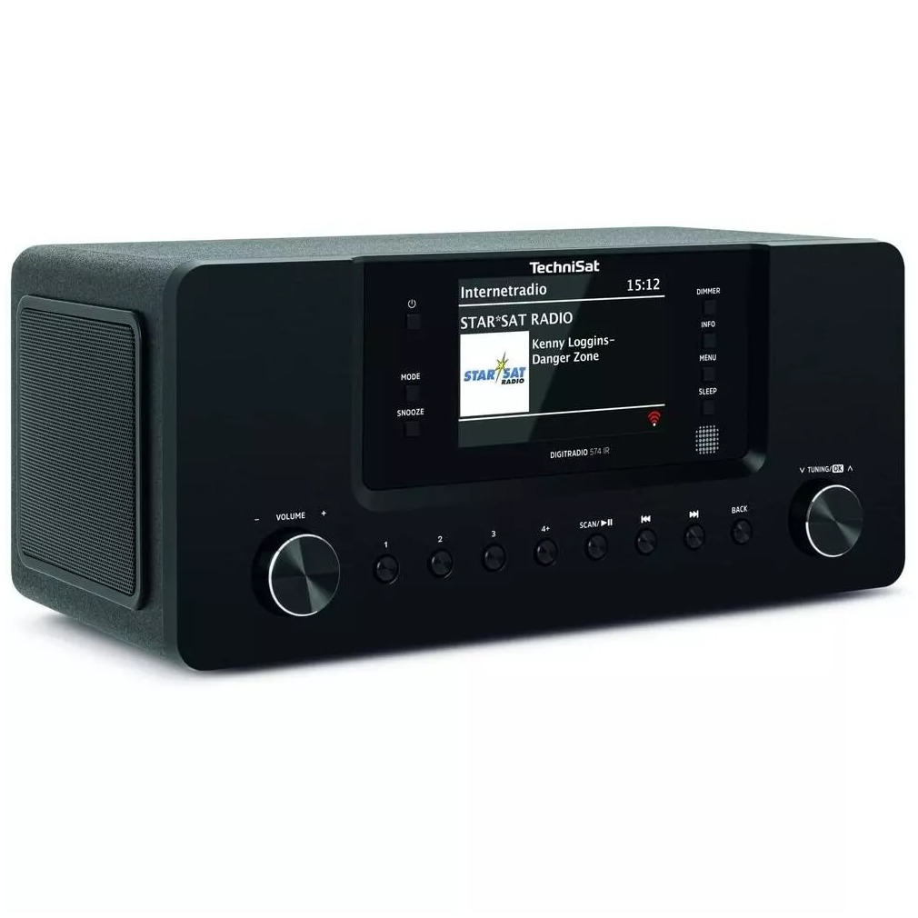 TechniSat Digitradio 574 IR DAB radio Zwart