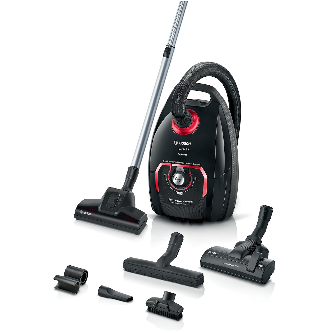 Bosch BGL8POW3A Stofzuiger Zwart