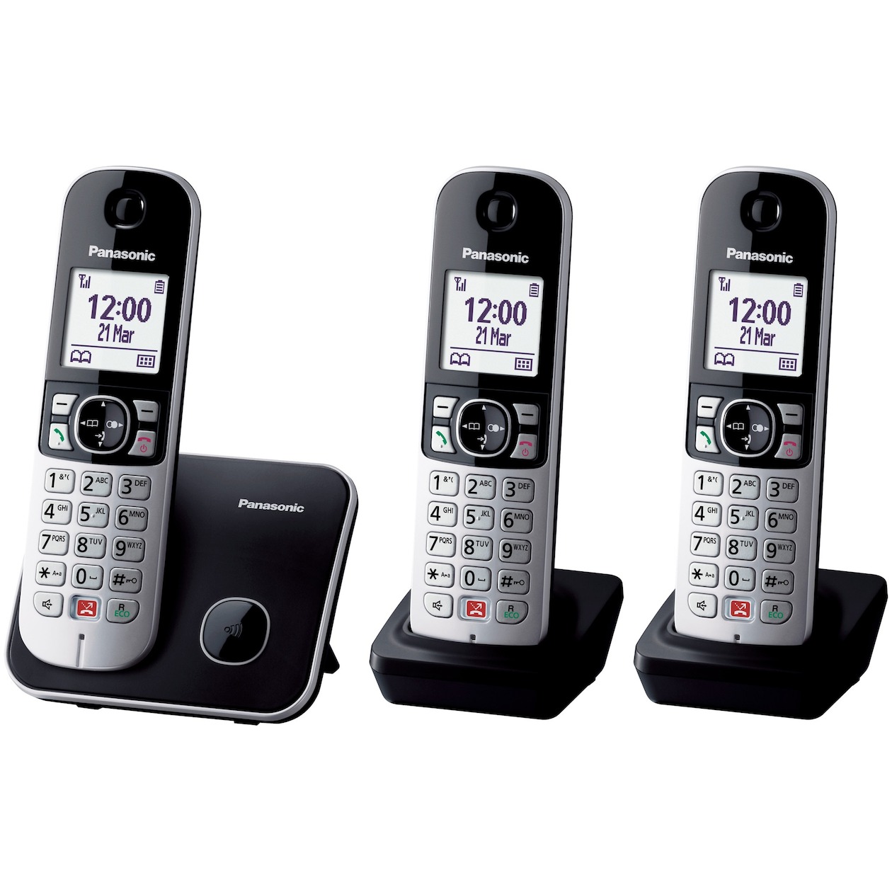 Panasonic KX-TG6853NLB Huistelefoon Zwart