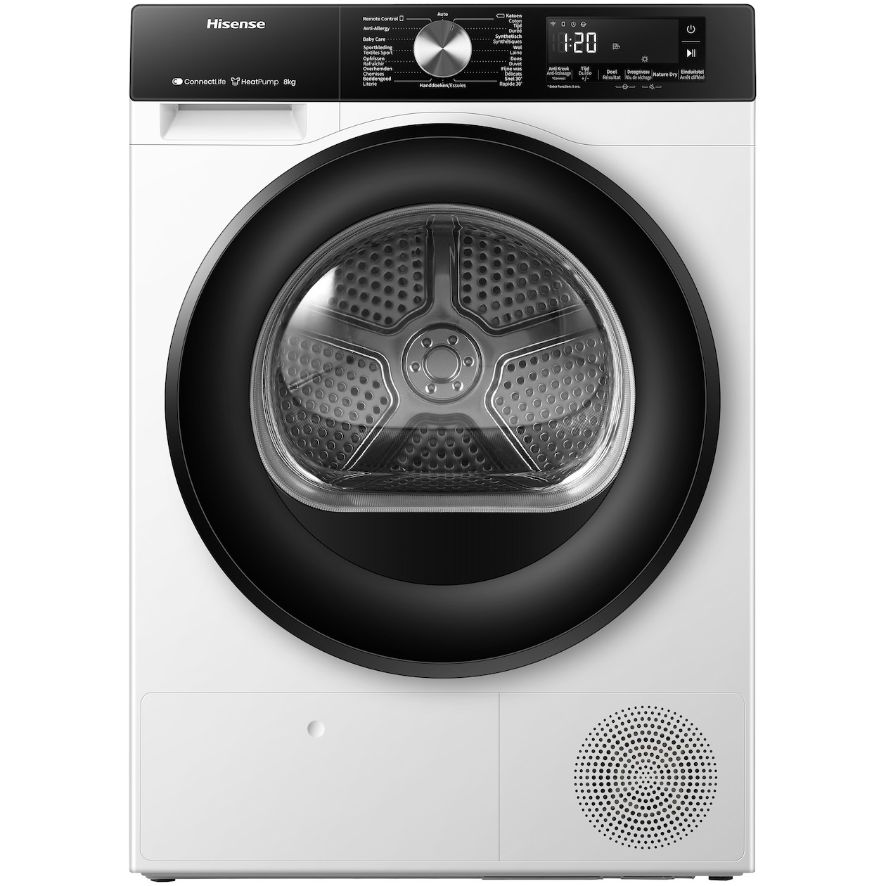 Image of Hisense DH3S802BW3 Warmtepompdroger Wit