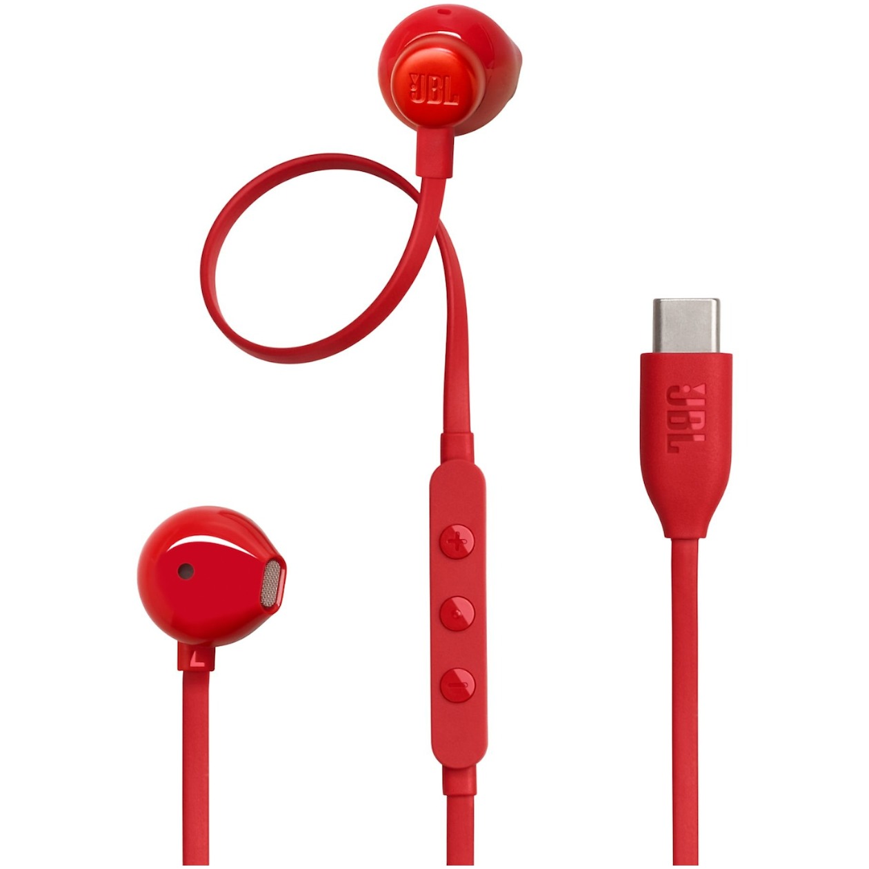 JBL Tune 305C - In-Ear Oordopjes - Rood