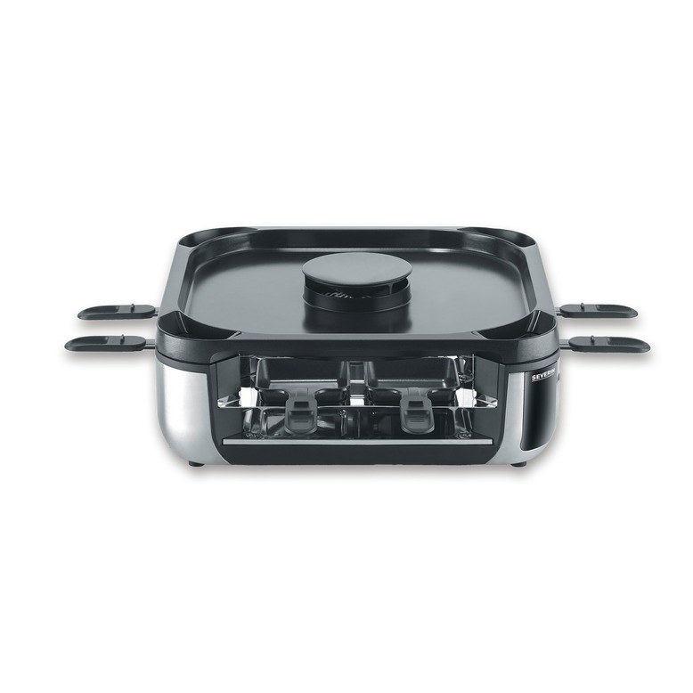 Severin RG2379 SEVENTO Racletteset Zwart
