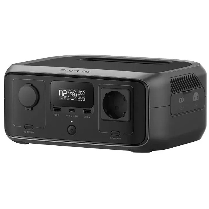 Ecoflow River 3 (10 ms UPS) Powerstation Zwart