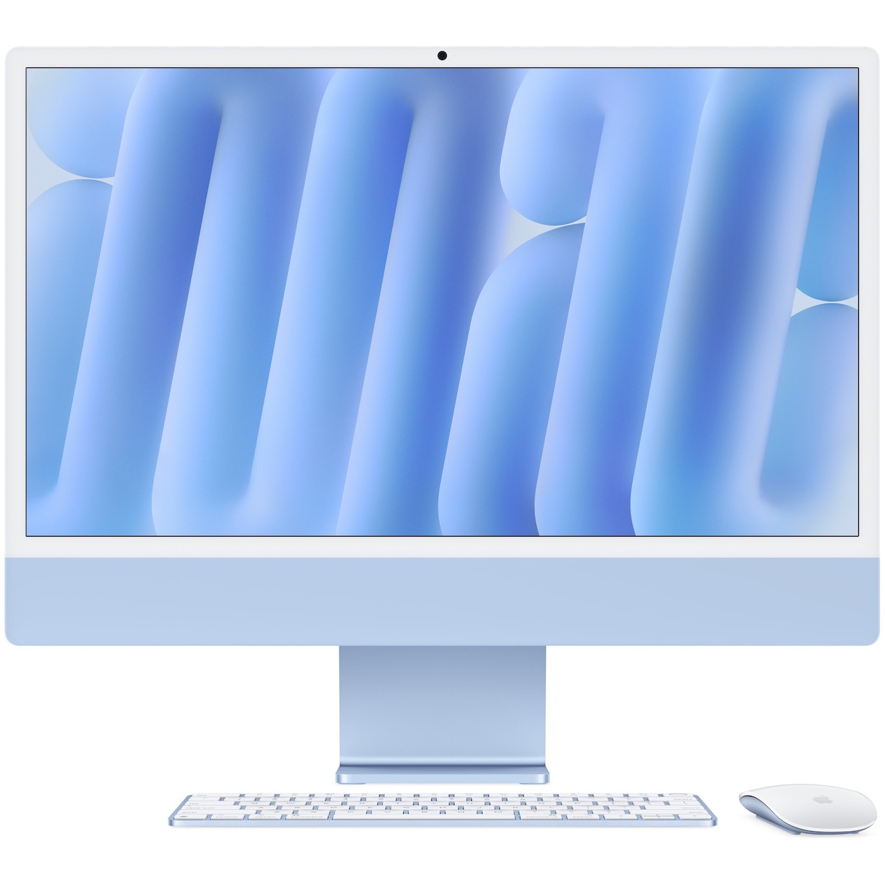 Apple iMac 24 (2024) M4 (10 core CPU/10 core GPU) 16GB/256GB All-in-one PC Blauw