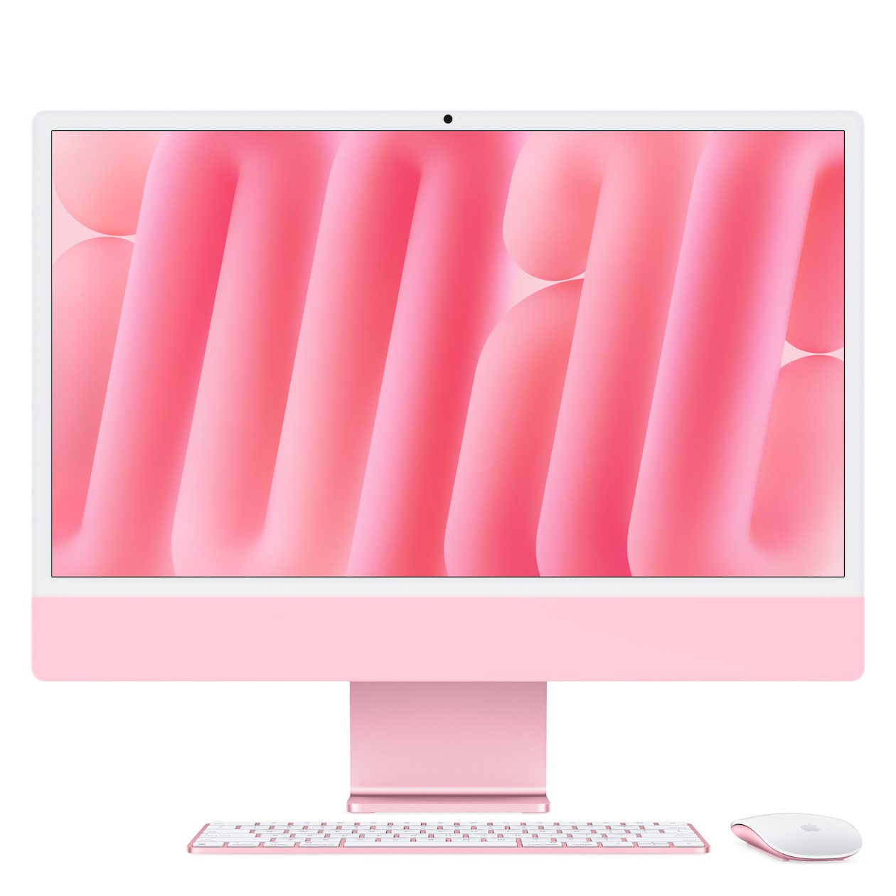 Apple iMac 24 (2024) M4 (8 core CPU/8 core GPU) 16GB/256GB All-in-one PC Roze