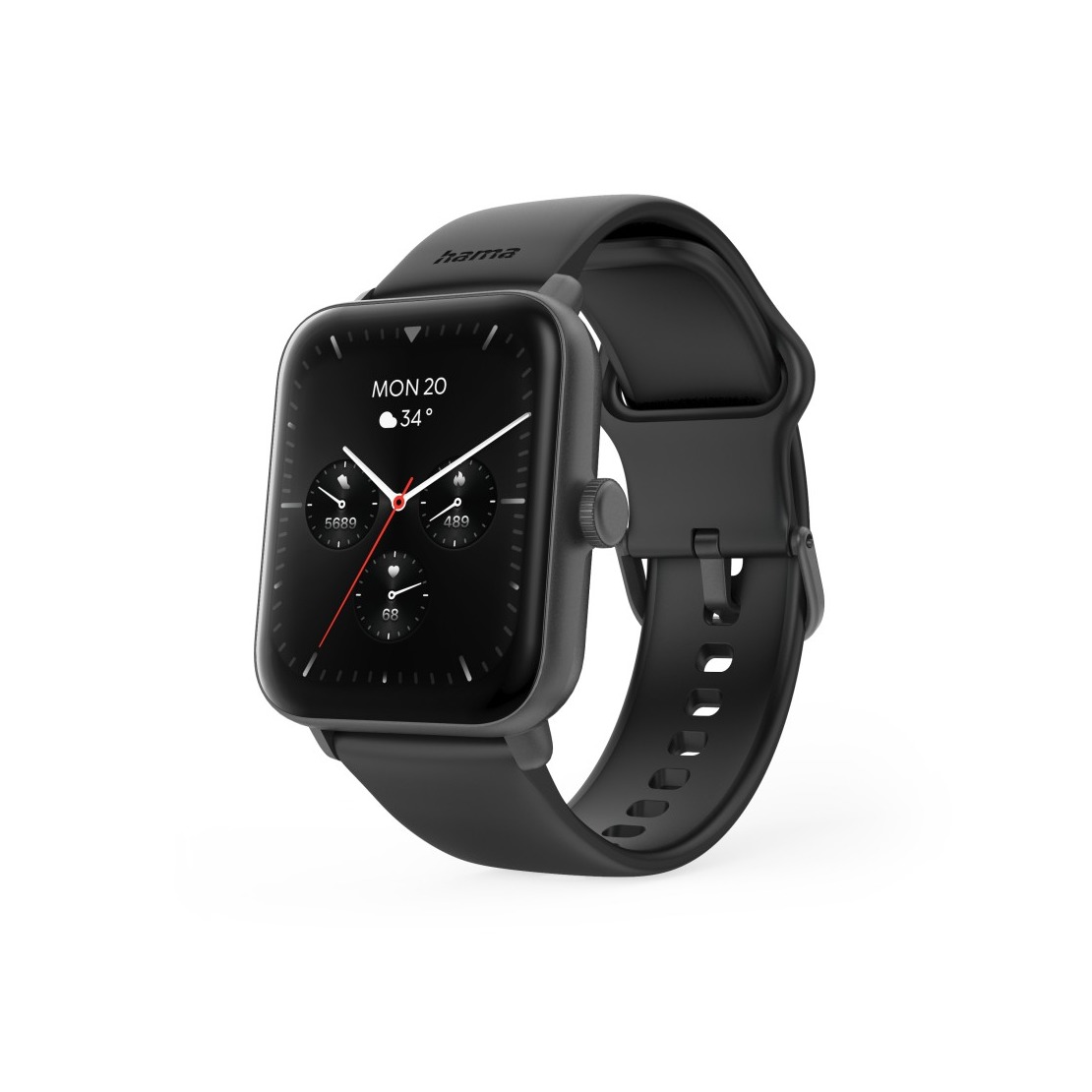 Hama Smartwatch 6010 Smartwatch Zwart