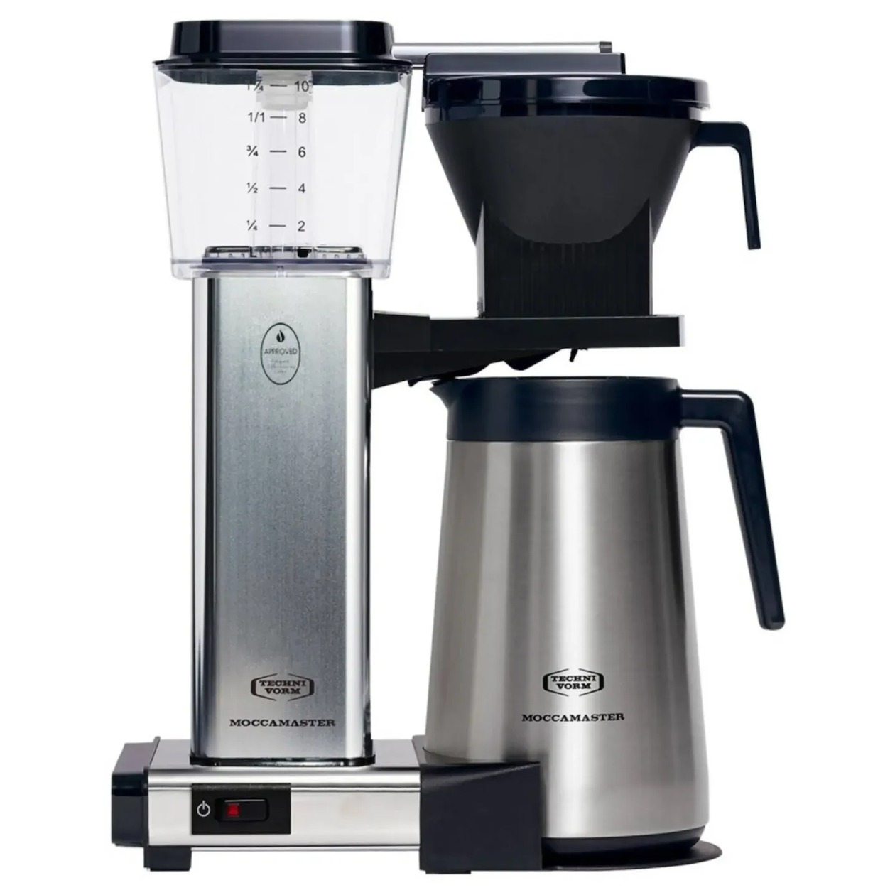 Moccamaster KBGT 741 Koffiefilter apparaat Zilver