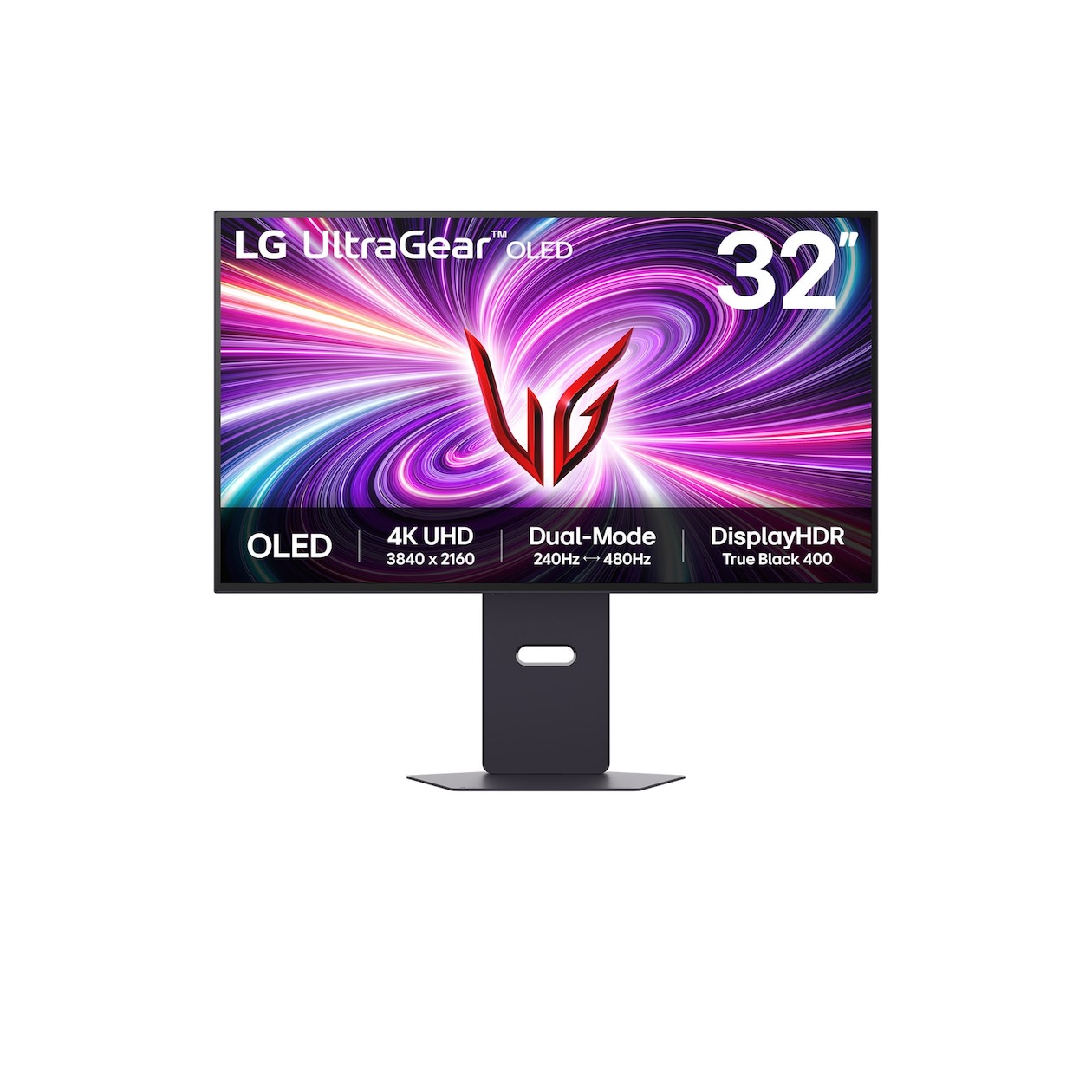 LG UltraGear OLED 32GS95UV-B Monitor Zwart