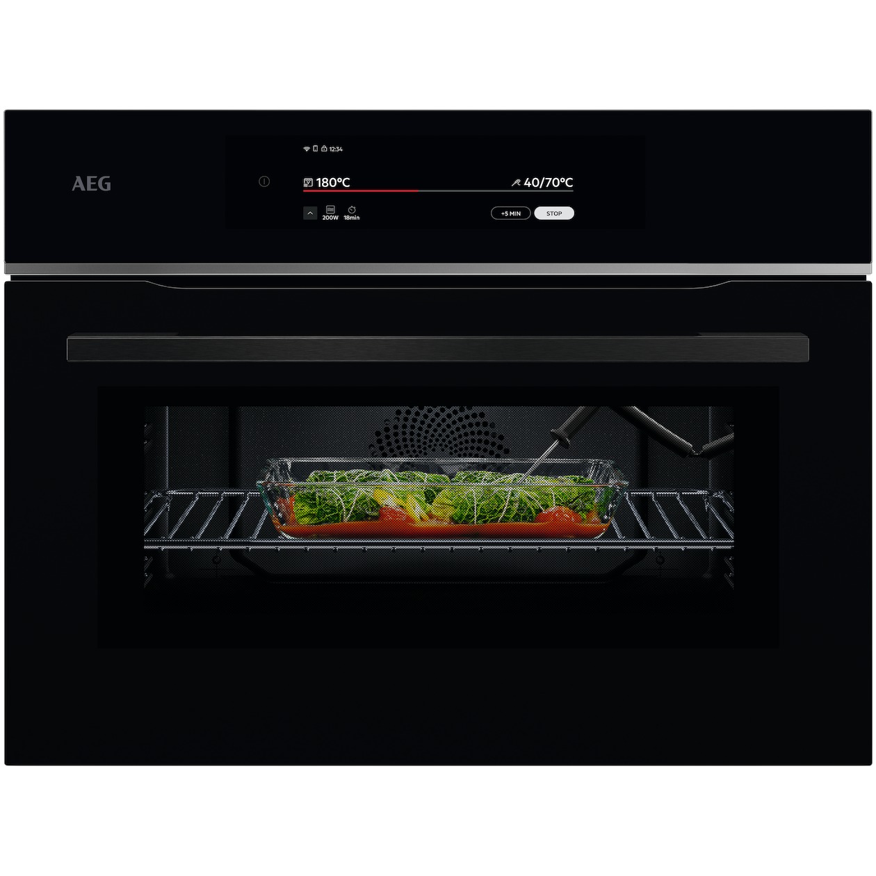AEG TK9NK921B Inbouw oven met magnetron Zwart
