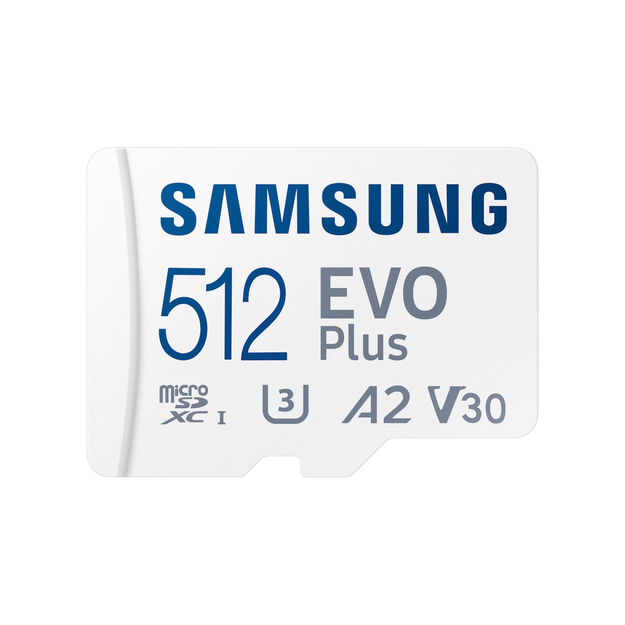 Samsung EVO Plus microSD Card 512GB Micro SD-kaart Wit