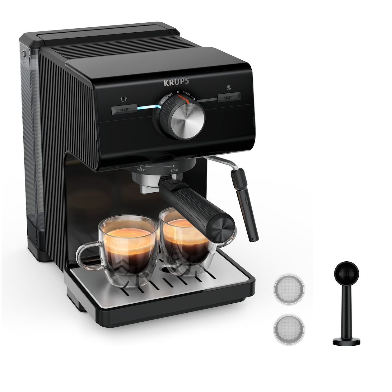 Krups XP3818 Espresso apparaat Zwart
