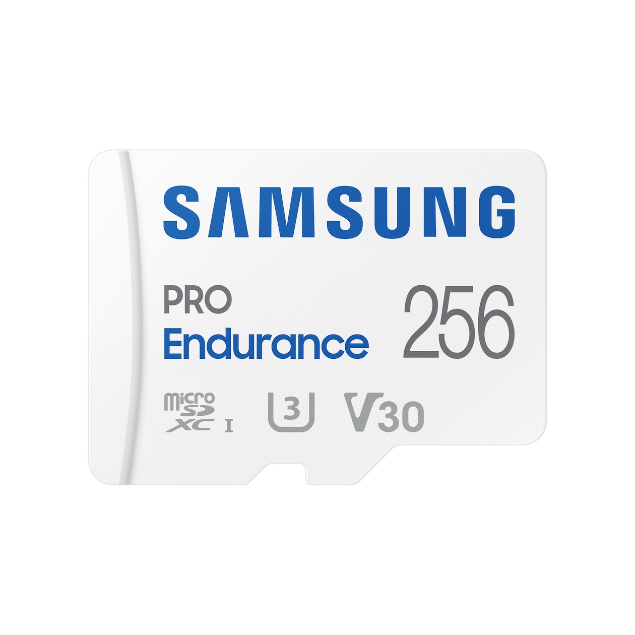 Samsung PRO Endurance + Adapter microSDXC 256GB Micro SD-kaart Wit